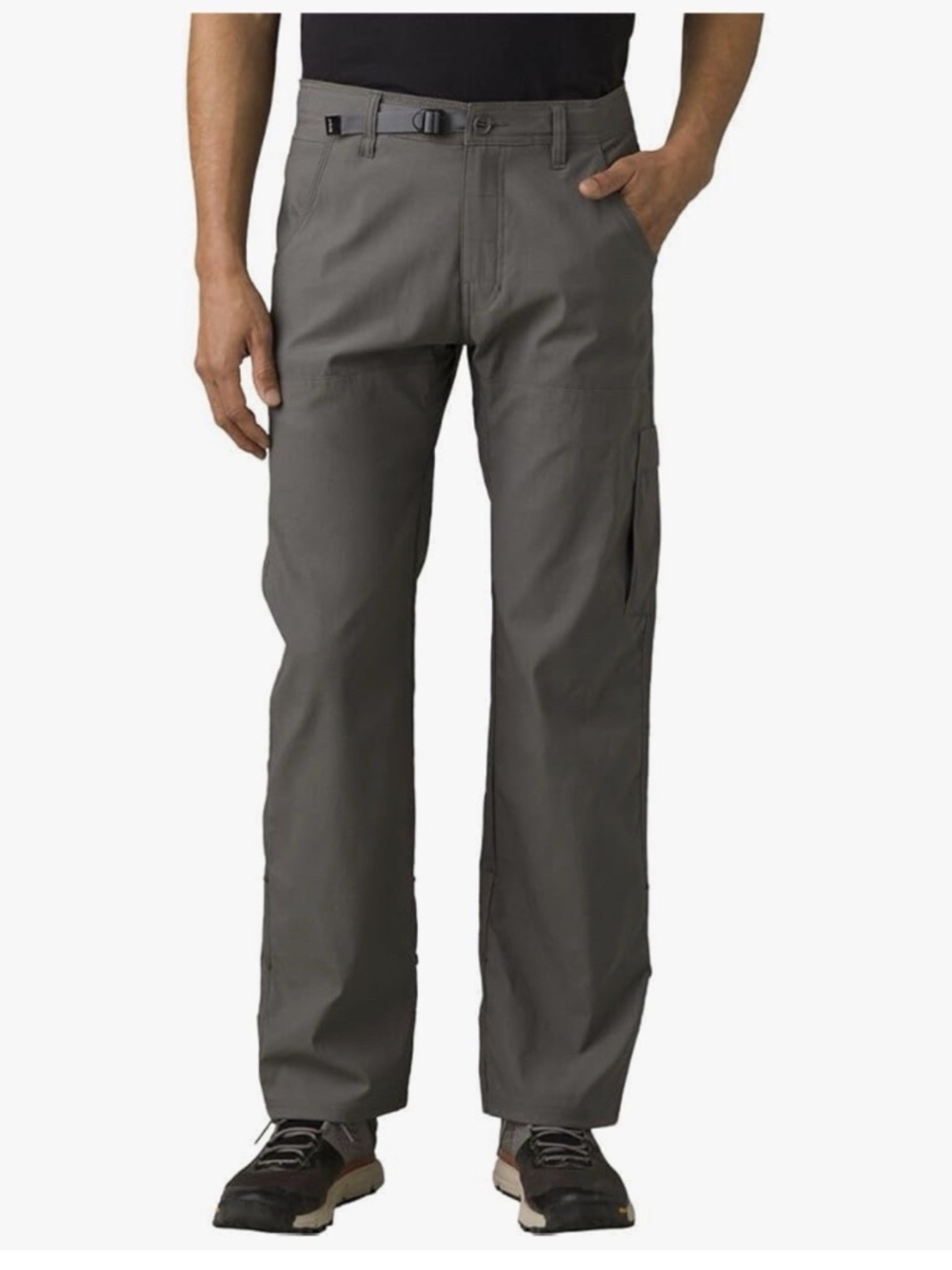 NEW Prana Stretch Zion Pants Mens 31 x 32 Dark Iron Straight Slim Leg Hiking